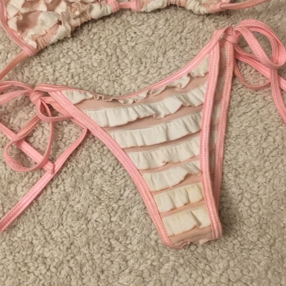 Dare Me Bikini Swim Custom Made Pink Daisy Bikini Poshmark